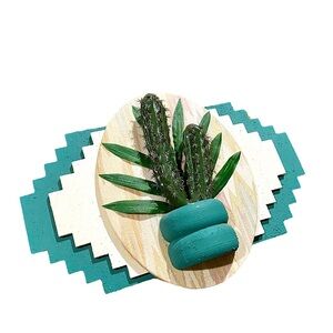 Vintage Potted Cactus 🌵